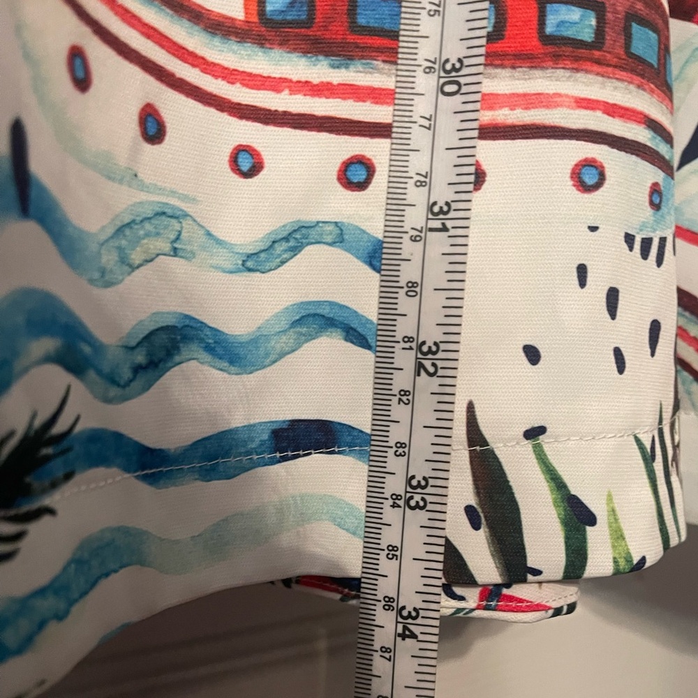 NWOT JOY JOY Nautical Print DRESS Size M - Picture 5 of 6